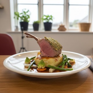 Die fertige Lammkrone