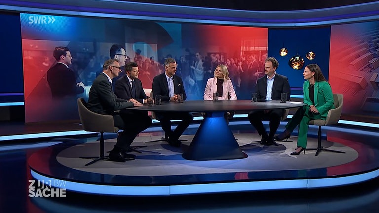 Alexandra Gondorf mit ihren Gästen