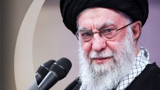 Ajatollah Ali Chamenei im Portrait