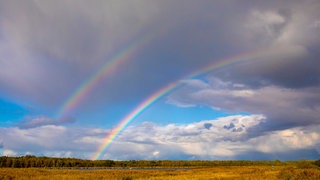 Doppelter Regenbogen über der Insel Bock: Wie entsteht ein doppelter Regenbogen?
